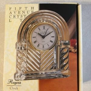 NWB Regent crystal clock.